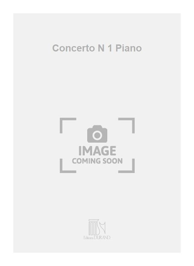 Concerto N 1 Piano